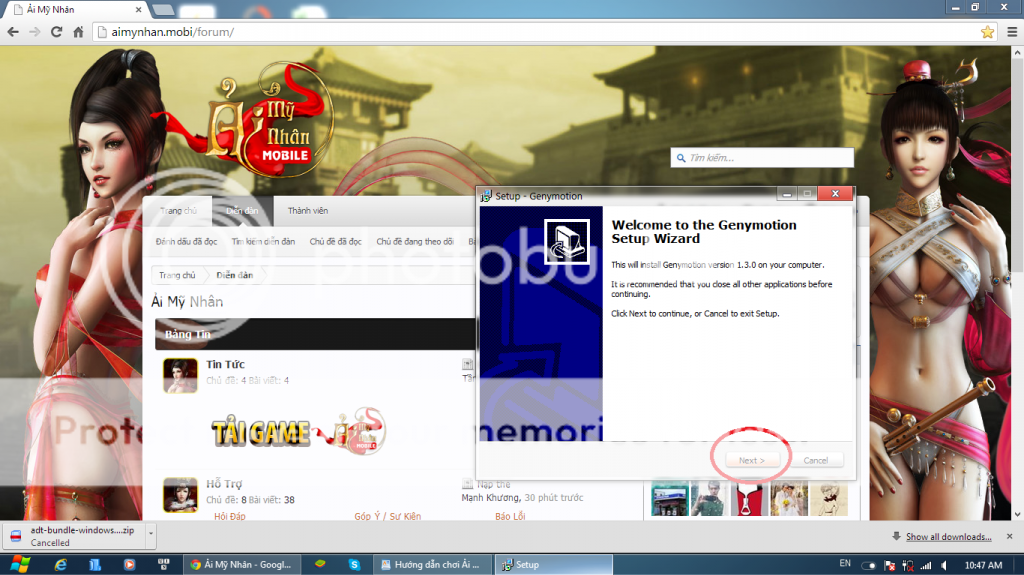 Hướng dẫn chi tiết chơi Ải Mỹ Nhân Mobile trên PC với Geny Motion Huongdan9_zps6249db17