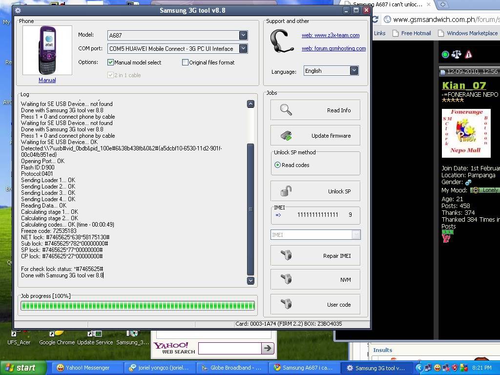 A687 unlock done.. First in panggasinan Untitled