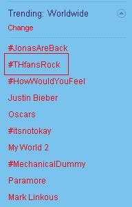 #THfansRock nos TTs Subimos