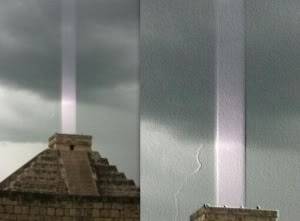 Pyramids Globally Beaming Energy To Mysterious Space Cloud MayanBeam