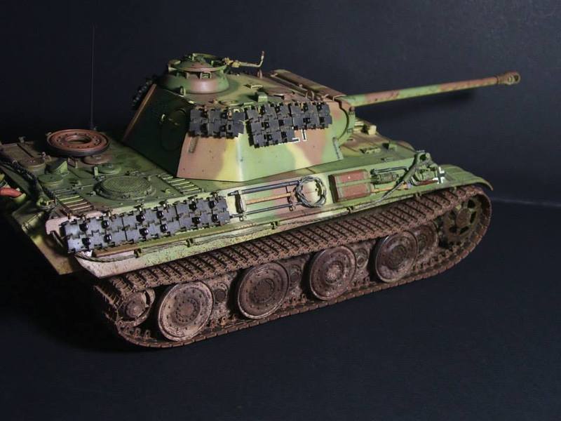 Sd.Kfz.171 Panther G w/Steel Road Wheels Dragon 1/35 PantherG%2013