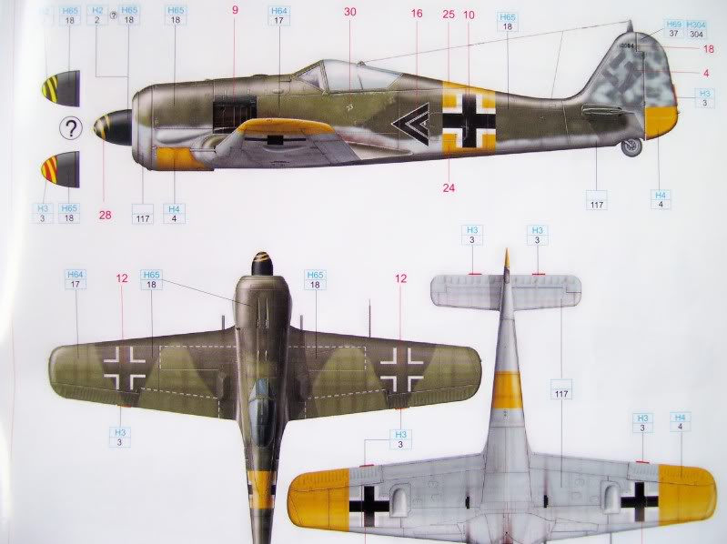 Focke Wulf 190 A-5 Walter N. Hasegawa 1/48 (Terminado) FockeA58-1