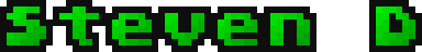 Harry Yeates's 8-Bit Font Shizzle Steven8BitGreen