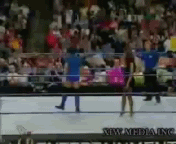 Chris Jericho & Edge Vs London WWEVelocityPaulLondonvsFrankieKa-2