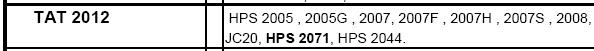 Cce hps 1471 - qual fly-back ? HPS-2071