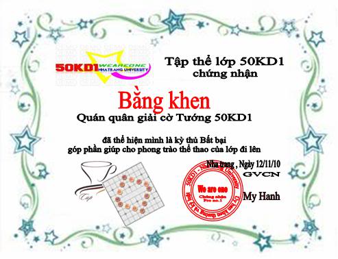 [TB] Bằng khen Ctng