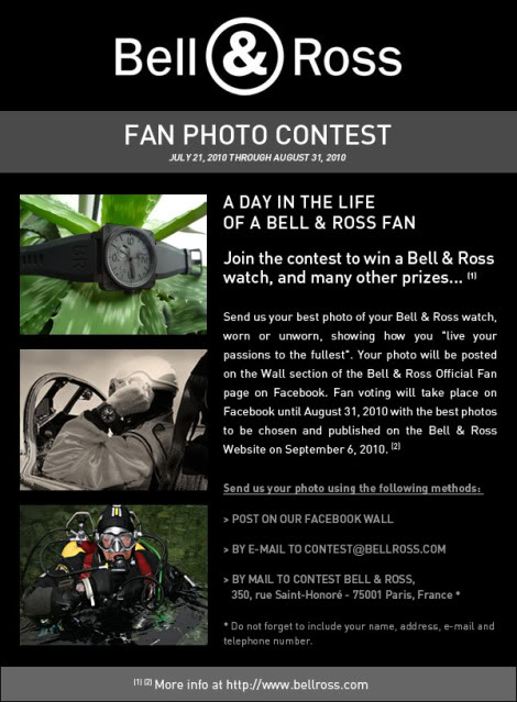 Grand concours photo Bell & Ross BellRossContest