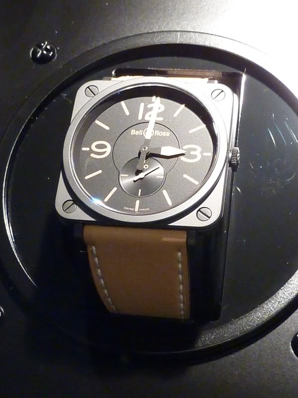 bell ross - Nouveautés Bell & Ross Baselworld 2011 :  BR S HERITAGE & BR S Steel Baselworld201127