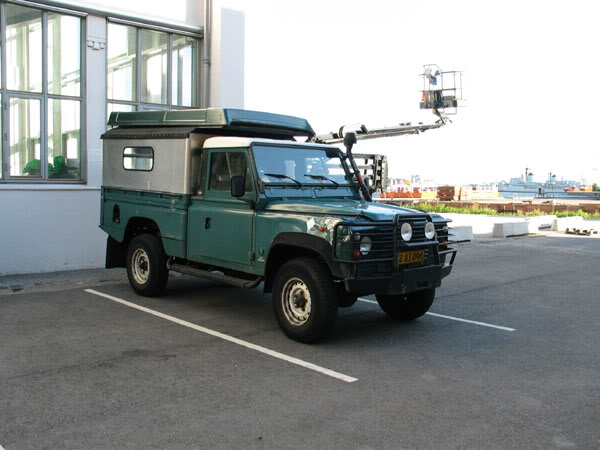 Carrozamiento en un Defender 110 Pick up 543