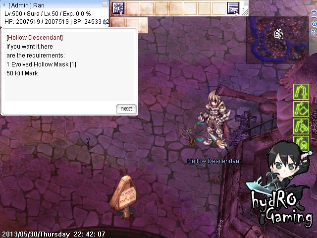 Hybrid Ragnarok Online - Hidden Custom Items Hollow4