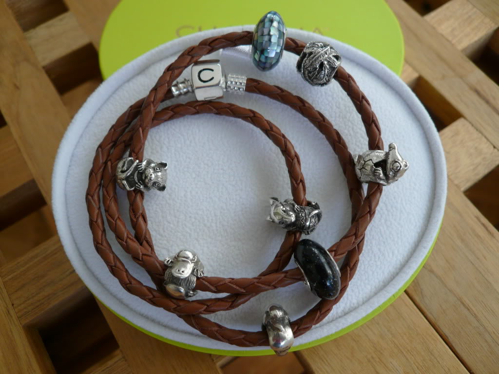 Chamilia braided leather bracelets 184b8daf
