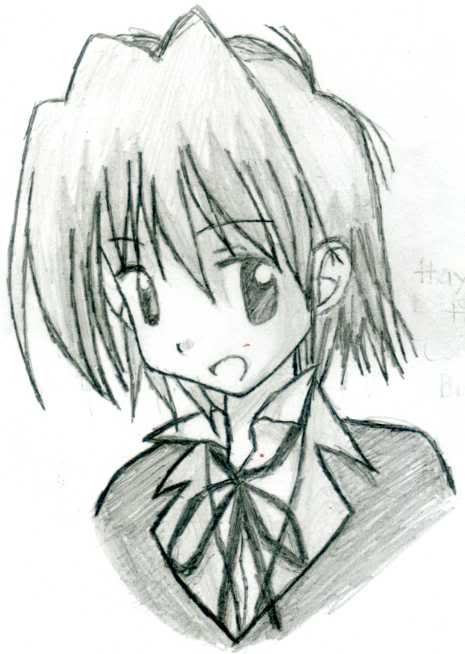 Fan art hayate by me :D Hayate134