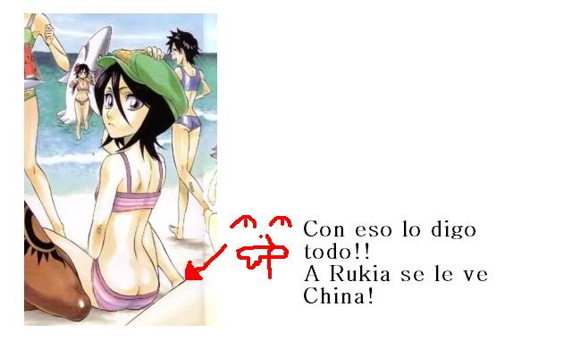 QUE EN RUKIA NO HAY FANSERVICE? QUE MENTIRA XD Rukiachina