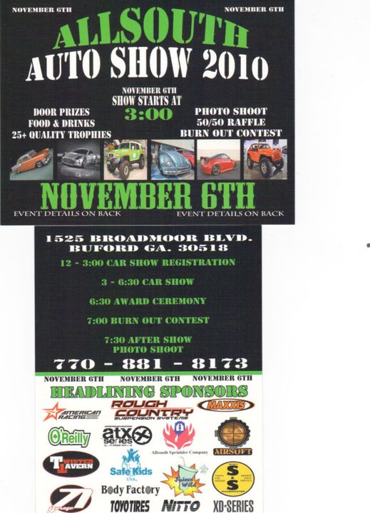 Allsouth Auto Show Nov.6 10-10-201073032PM