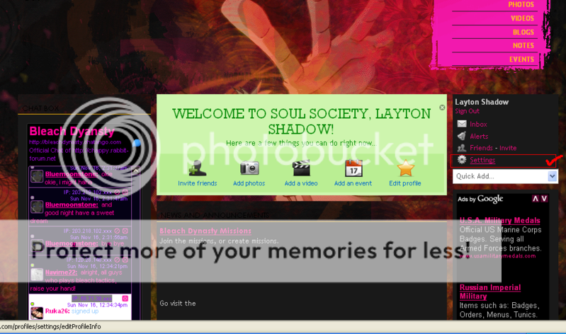 Oficial Launching of Soul Society Profileedit