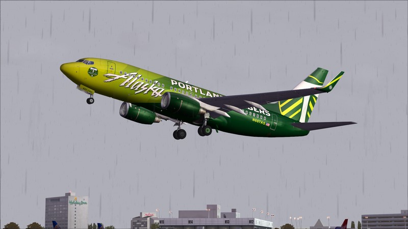 Seattle (KSEA) - Portland (KPDX): Boeing 737-700 NG Alaska Portland Timbers Avs_1146_zps6clddeu1