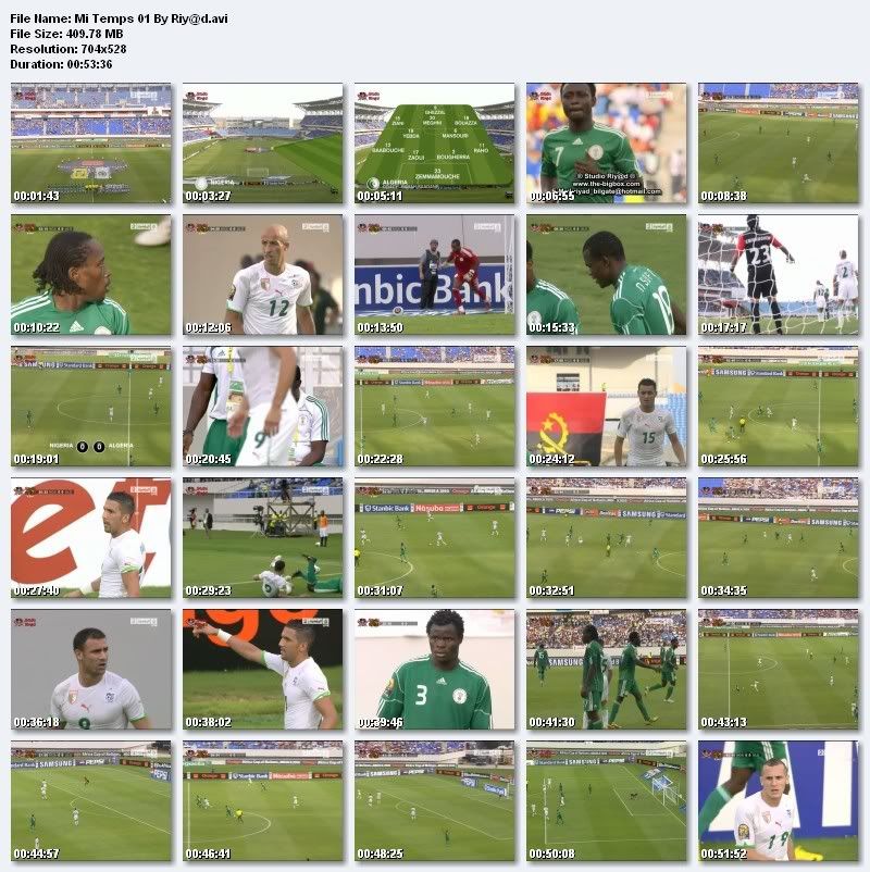 Algerie 0 VS 1 Nigeria MiTemps01Nigeria