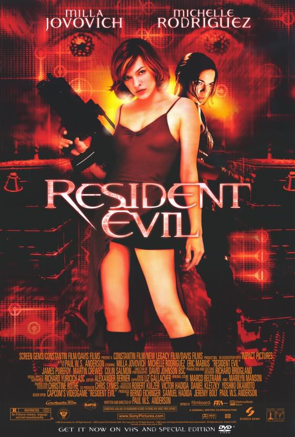 Películas y videojuegos ResidenEvil1