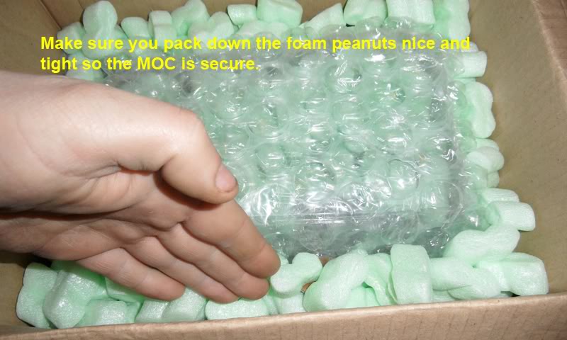 Picture Guide 1 - How to Pack a Vintage Star Wars MOC safely and protect the bubble using the starcase method (Pic Heavy) PackingaMOC23TIG