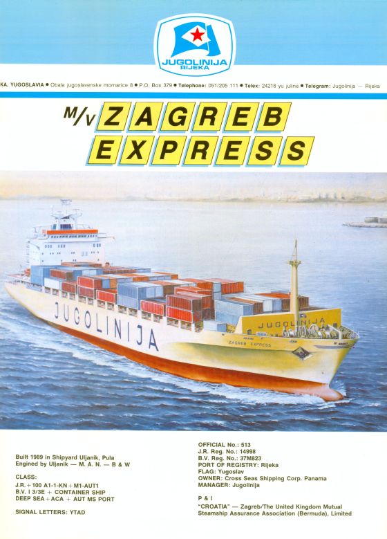 Katalog brodova "Jugolinije" iz 1990. godine - Page 3 ZagrebExpress1mali