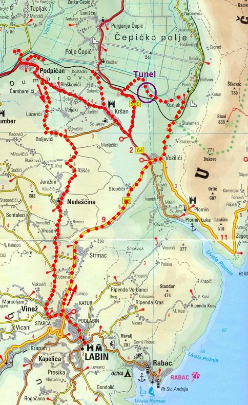 Po Istri - zgorun, zdolun i okolo  od epikog polja do Podpina pa u Labin IstraTour216