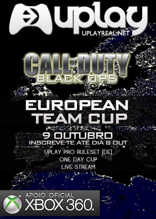 1º Lugar - Torneio European Cup #2 da Uplay - COD: BLACK OPS - XBOX360 - Outubro 2011  EuroCupBOteampt