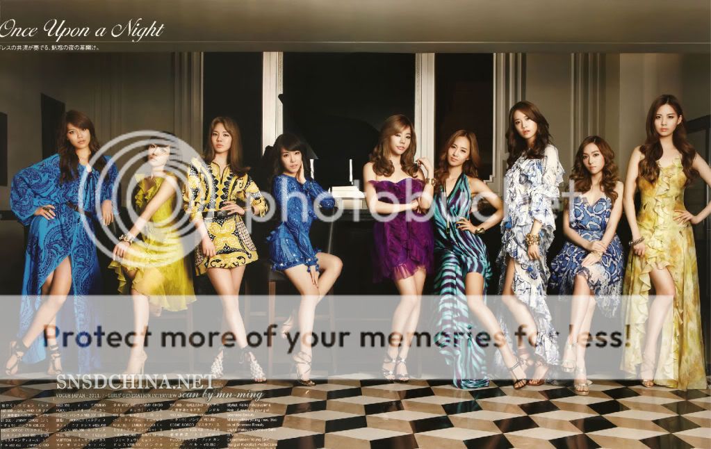 SNSD en Vogue Japón : Edición Julio Adgsdfv