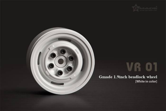 Nuevos rines 1.9 con beadlock GMADE Vr01_white