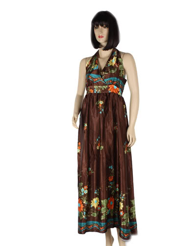 Check Out Our New Collection...Fashion Lovers.... LongdressSatinBrown