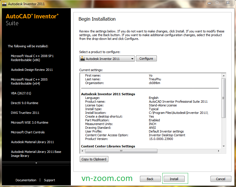 Autodesk Inventor Professional 2011 & AutoCAD Mechanical 2011 x64/x86 - Hướng dẫn Crack Autodesk008