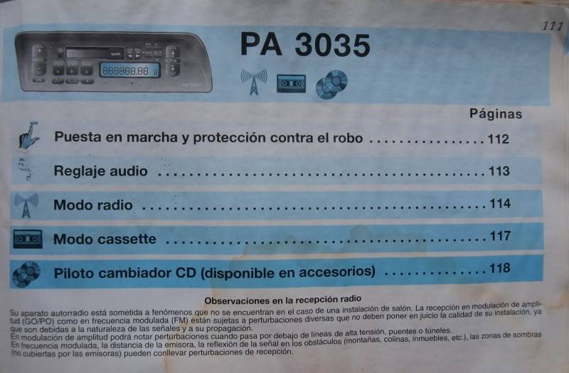 [ AUDIO ] Manuales orginales de los equipos de música de P9039848