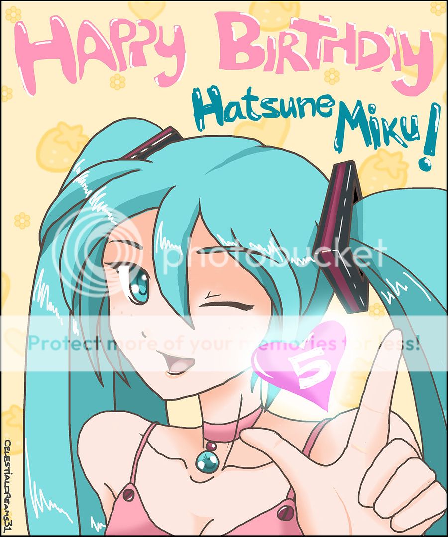 Corat coret isengnya celestialdreams31 HBD-Miku-5-small