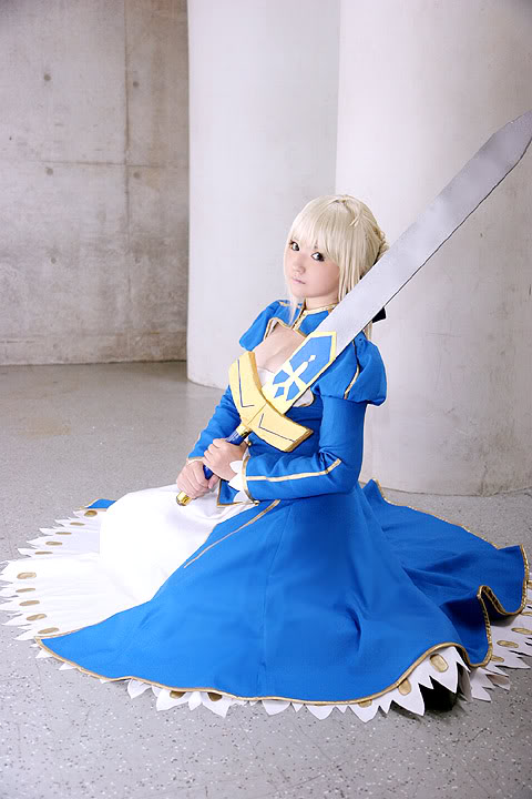 Saber from Fate/stay night. Sabercosplay4