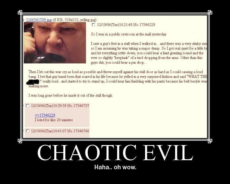 Want to laugh? Evil-1