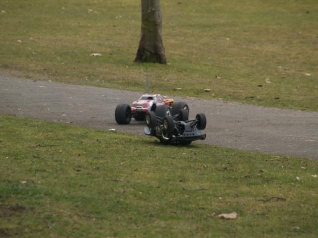 RDMFC Members cause havoc at Eirias Park Cars130310038