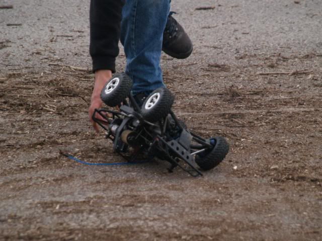 RDMFC Members cause havoc at Eirias Park Cars130310042