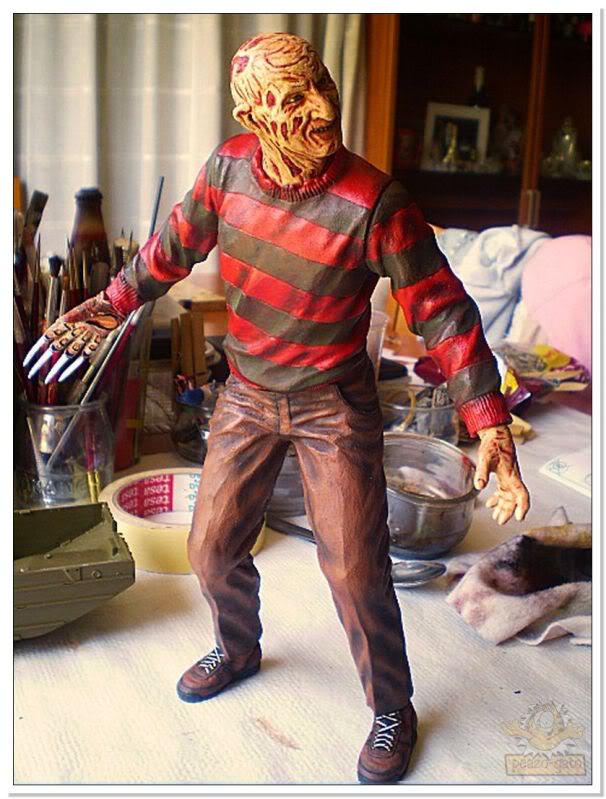 Freddy Krueger ,Restauracion (Screamin.1/8) 24FREDDYpeazo-gato