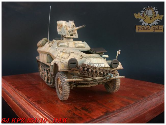 SD.KFZ 251/10 ausf B , DAK 149SdKFZ251-10peazo-gato