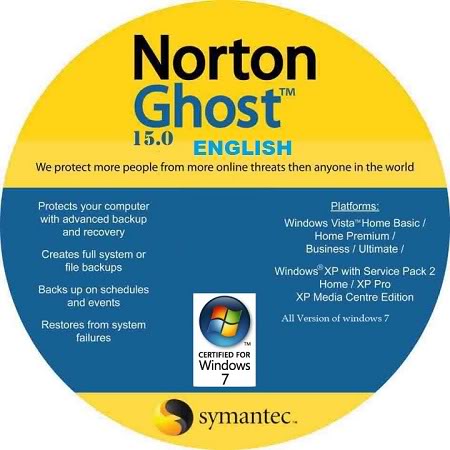 أخذ نسخة أحتياطية من نظام التشغيل Symantec Norton Ghost 15 NGHEN