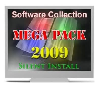 كل برامج عام 2009 تنصيب صامت   Software Collection Mega Pack Megacover