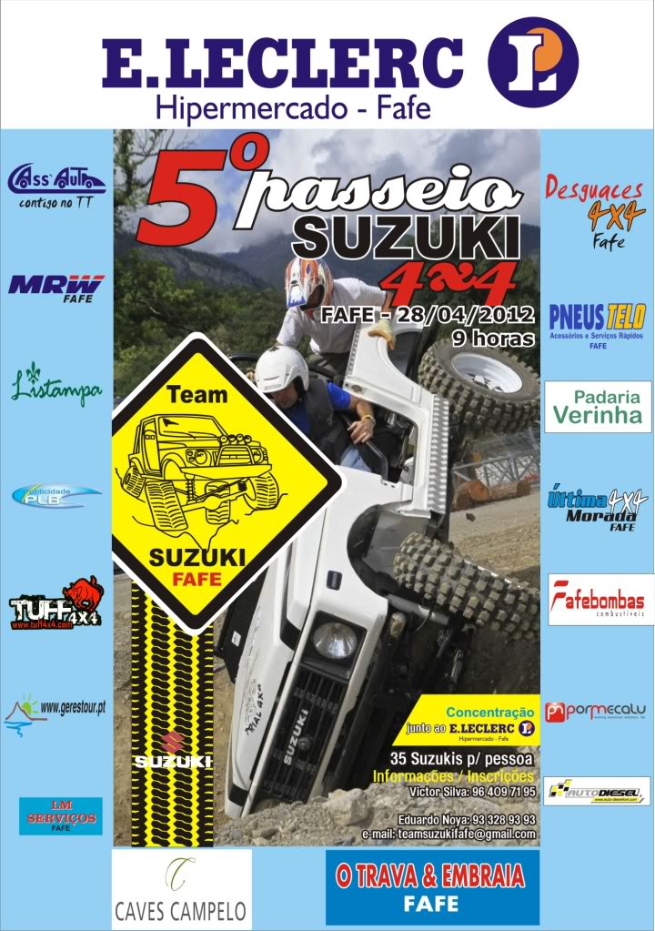 5-passeio team suzuki fafe Cartaz2012