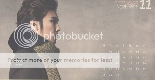 Park Jung Min officiale calendar ~ 2011 34672004cac4e3481f95837b