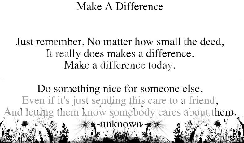 »» Make A Difference 2yjschz