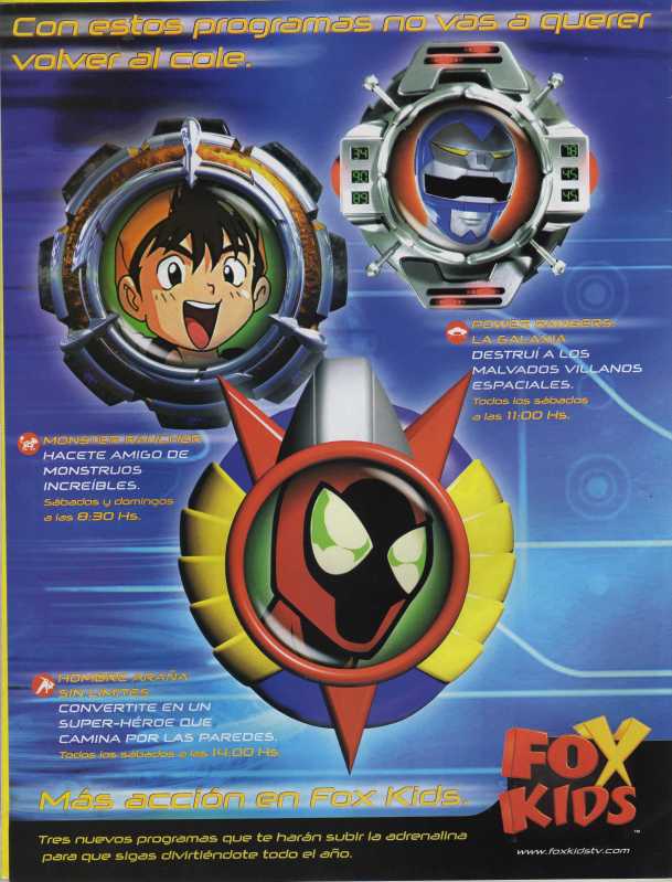 Publicidad gráfica de Fox Kids (2000) Img011