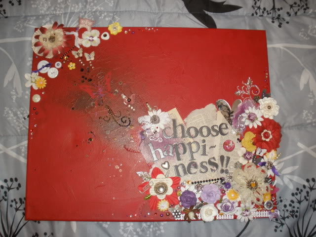 *Choose Happiness* Canvas July12010010