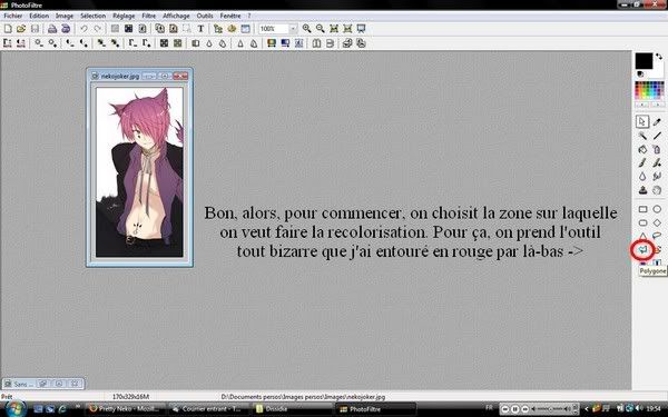 Photofiltre - Cours N°1 - Recolorisation 2-5