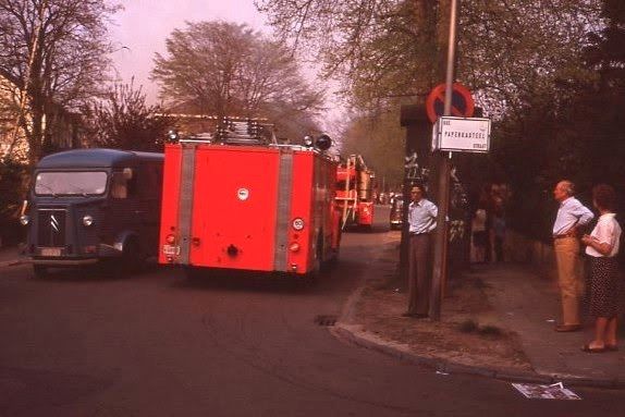 Agglo-Bru Incendie Papenkasteel à Uccle fin 1970 Img287