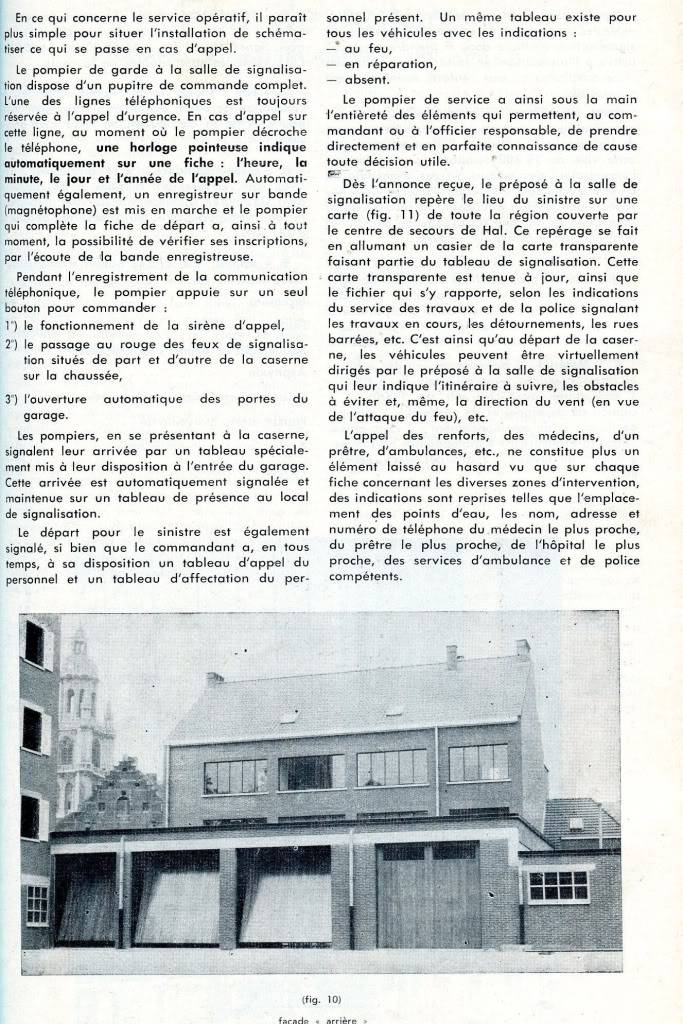 Ouverture de la nouvelle caserne de Hal en 1962. Img787