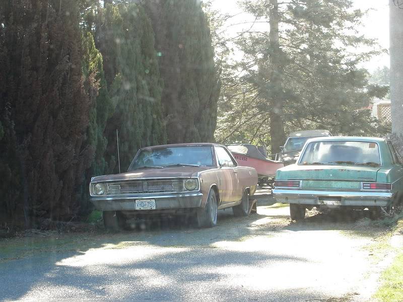 Canadian Cars in the Wild 67Dartand74Scamp