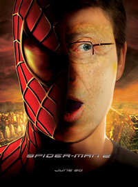 El tio del cigarro, megaquote Spiderman2_finalposter